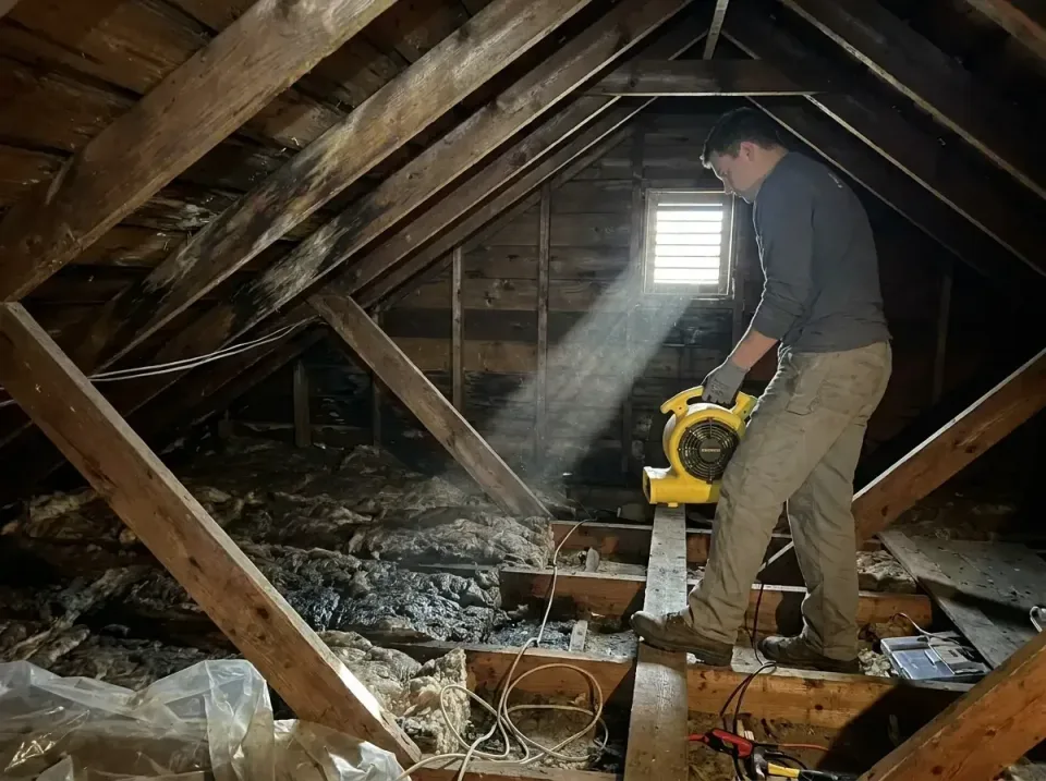 attic-water-damage-drying-proc-007 — frequently asked questions, Emergency Water Extraction & 24/7 Flood Response in Gibbsto…